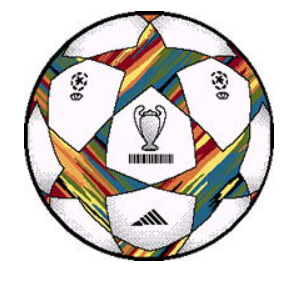 коврик футбольный мяч лиги чемпионов